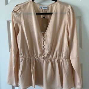 A stunning V neck blouse!